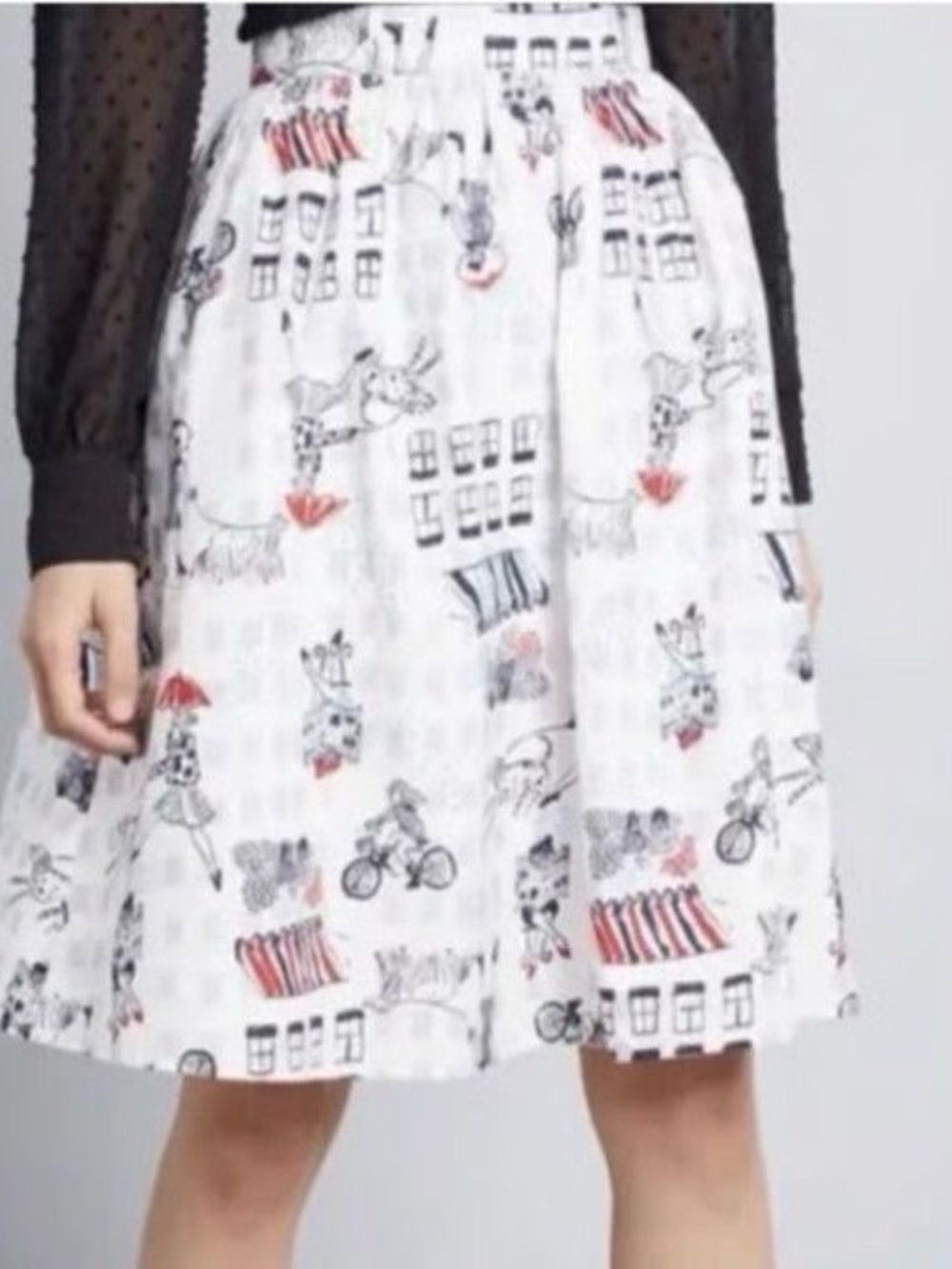 ModCloth Umbrella Skirt Size M
